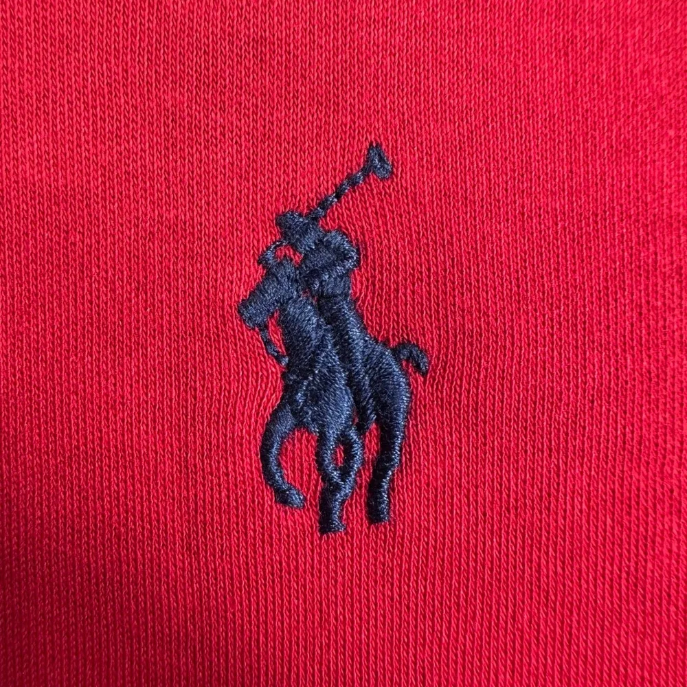 Polo Ralph Lauren Polo Shirt Mens L Large Red Short Sleeve Pony Logo Cotton